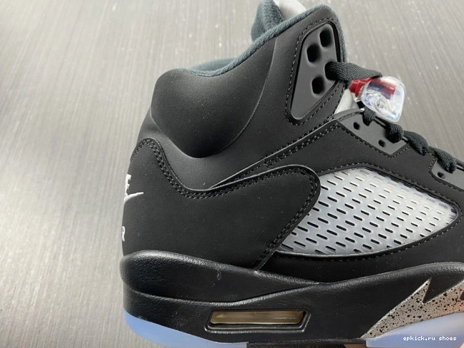 Rep Metallic 845035-003 Jordan Retro (2016) 5 Black 0717